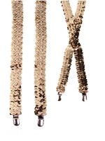 Party Planet Bretel goud pailletten