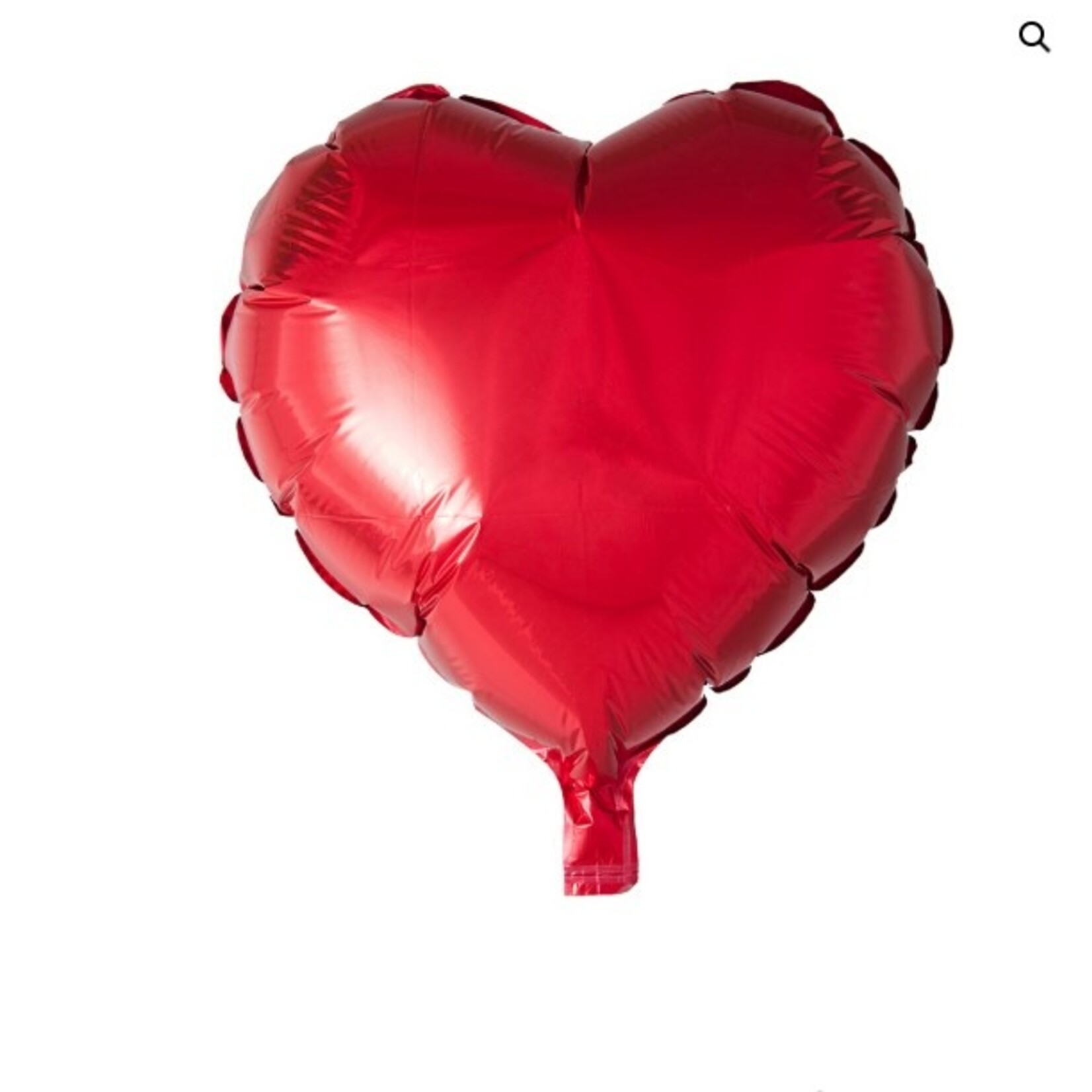 Party Planet Folieballon hartvorm 18" rood