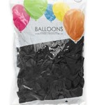 Party Planet 50 ballonnen 12″ zwart