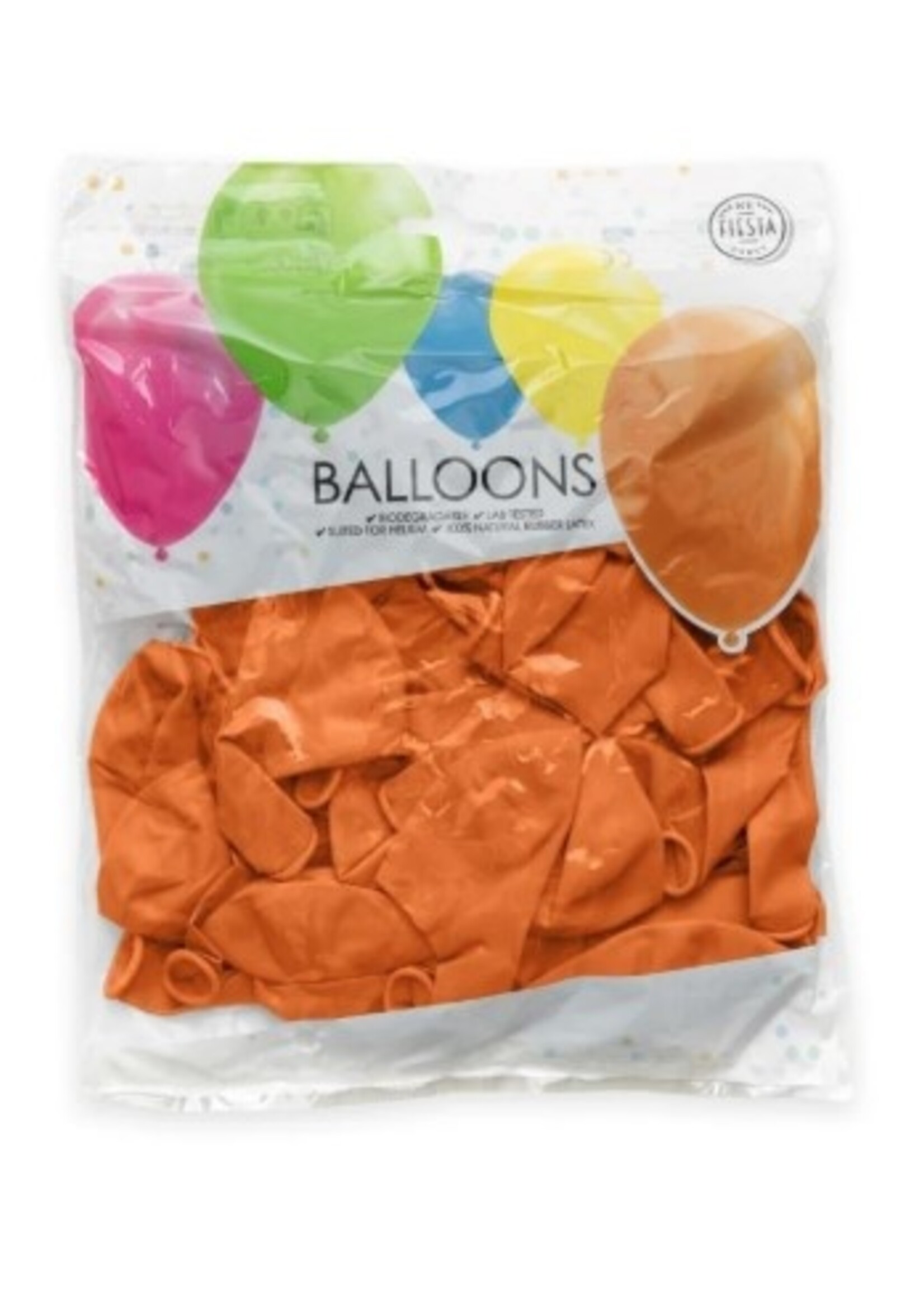 Party Planet 50 ballonnen 12″ oranje