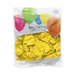 Party Planet 50 ballonnen 12″ geel