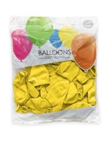 Party Planet 50 ballonnen 12″ geel