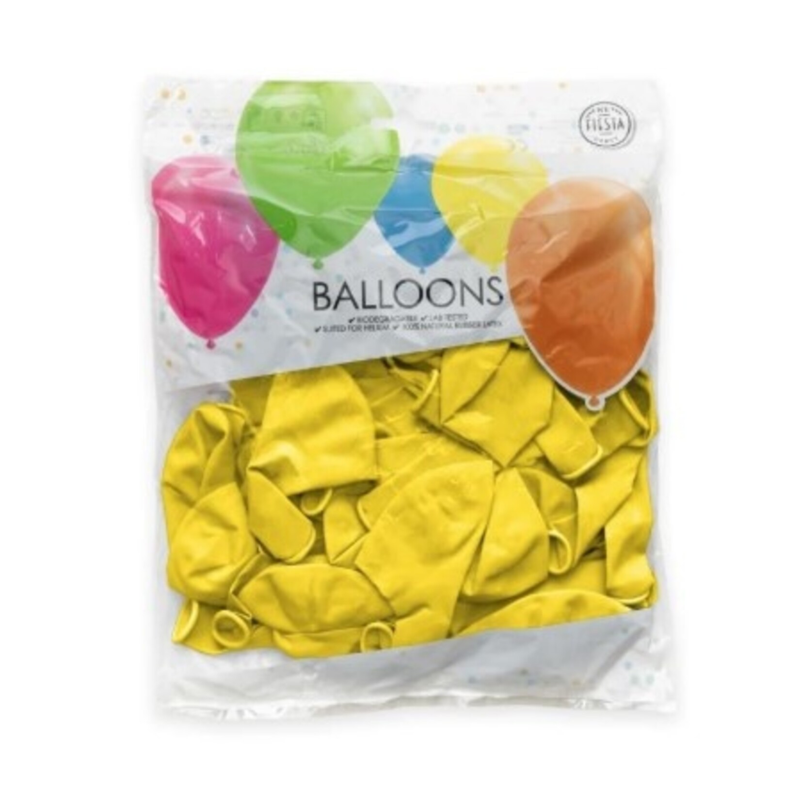Party Planet 50 ballonnen 12″ geel