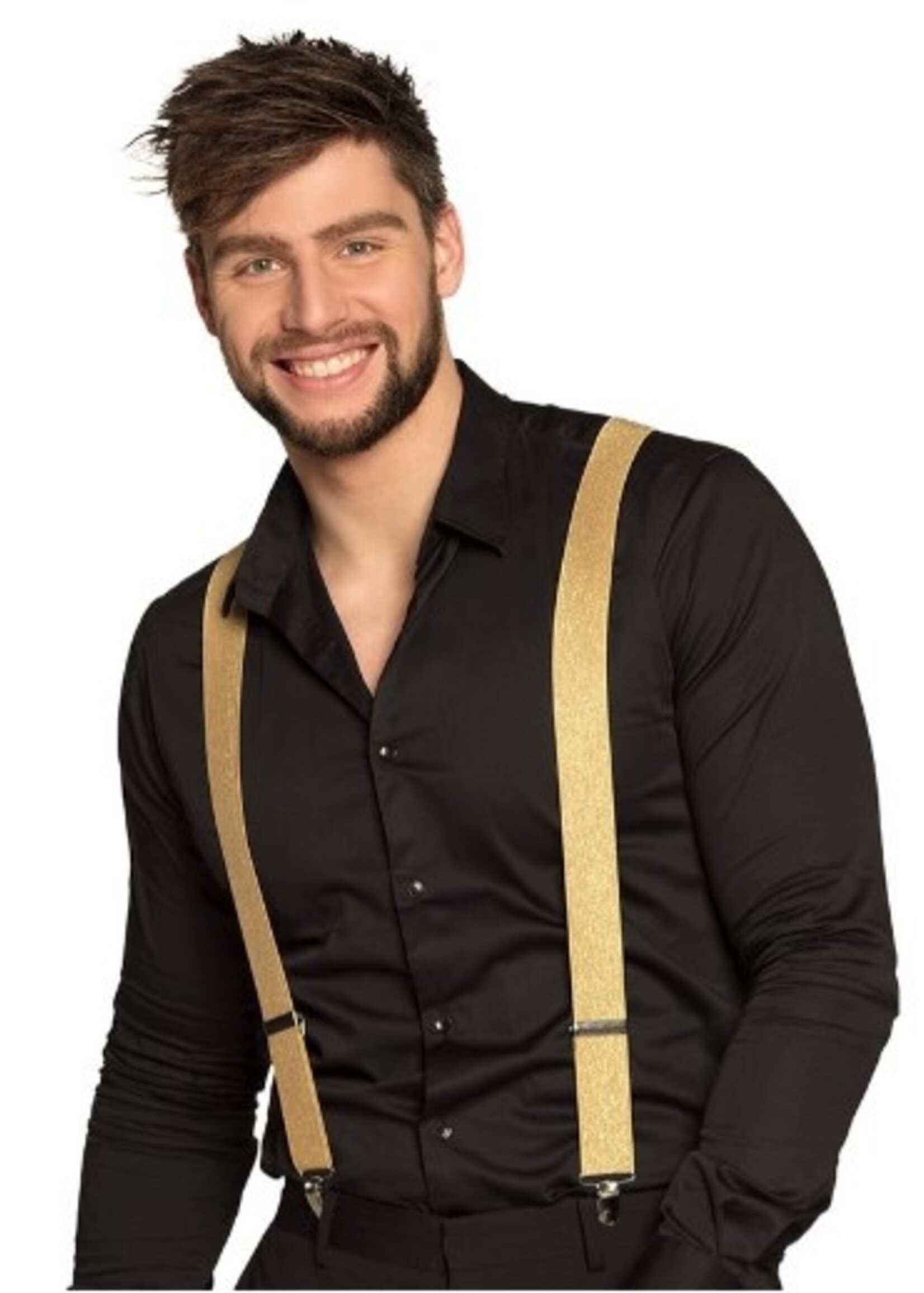 Party Planet  Bretels goud