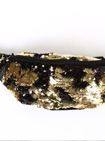 Party Planet Buideltasje goud zwart