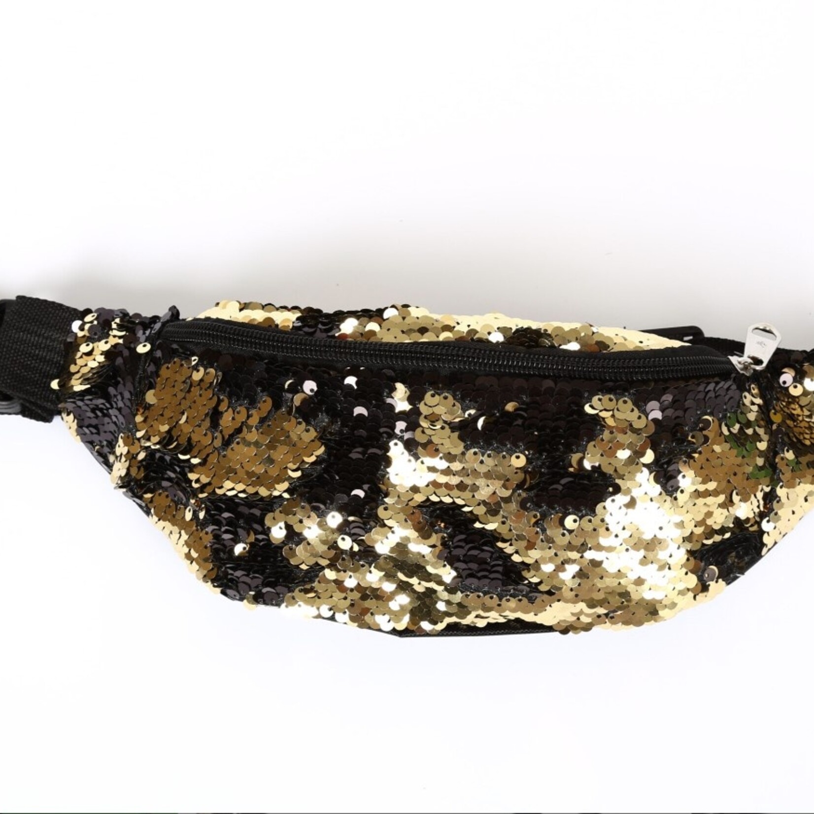 Party Planet Buideltasje goud zwart