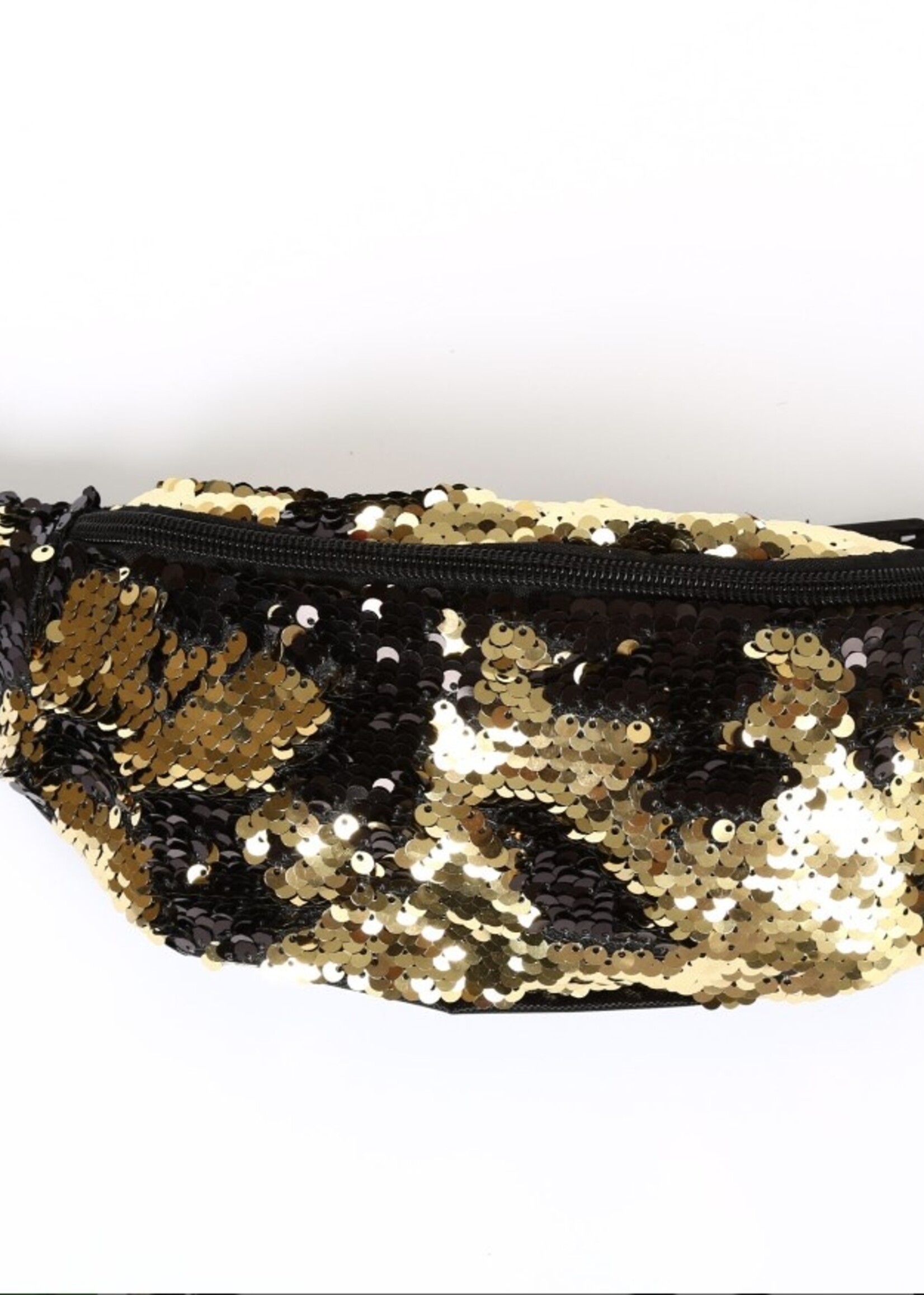 Party Planet Buideltasje goud zwart