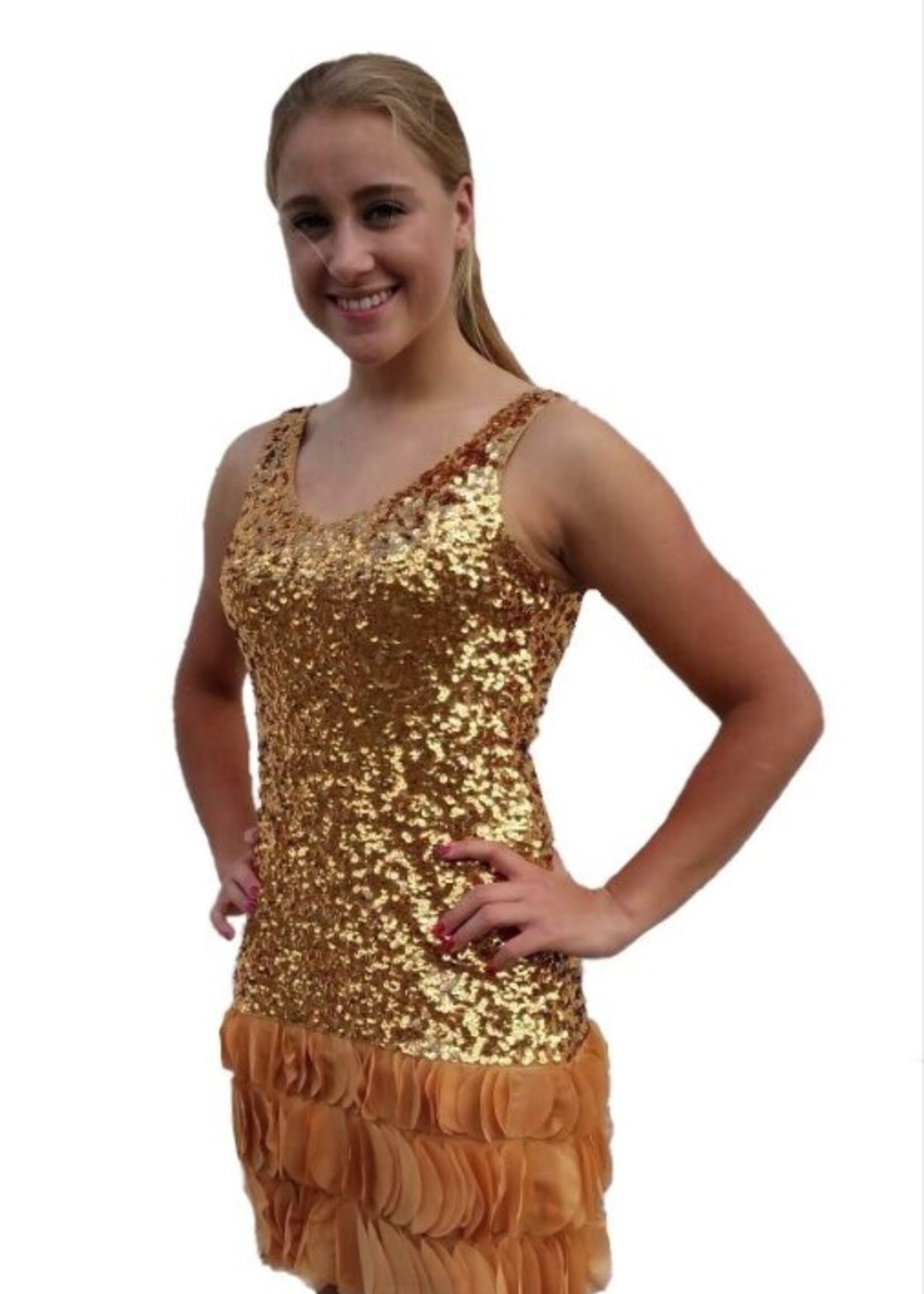 Party Planet Glitter pailletten jurkje