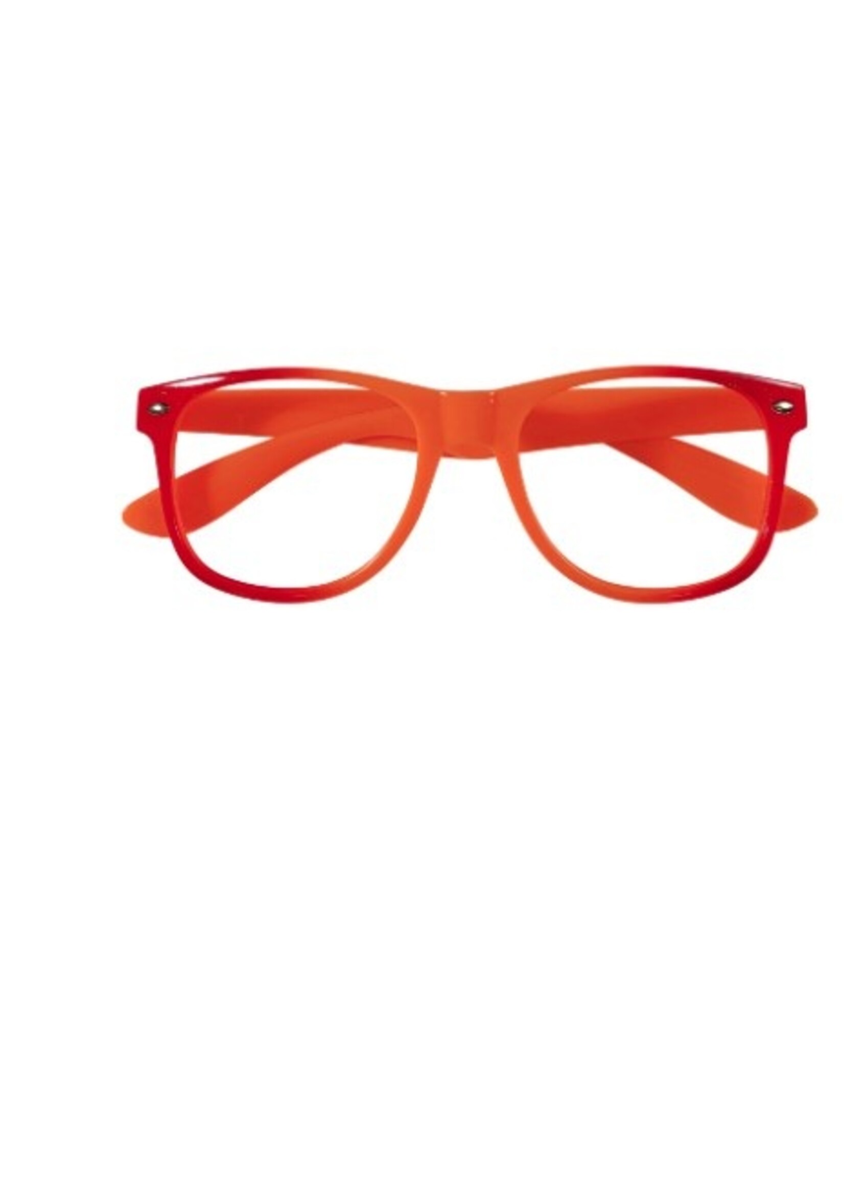 Party Planet Bril Rood Oranje