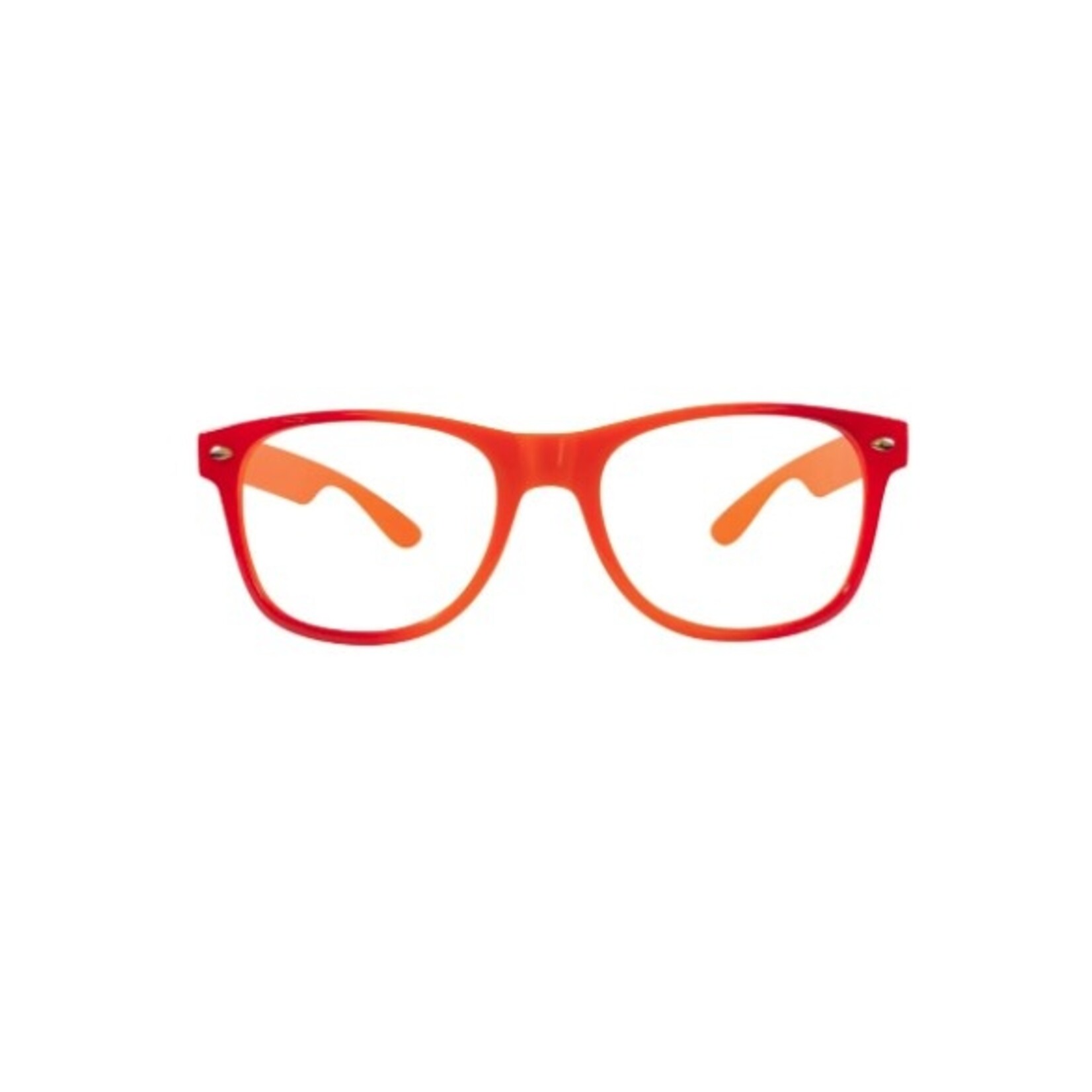 Party Planet Bril Rood Oranje