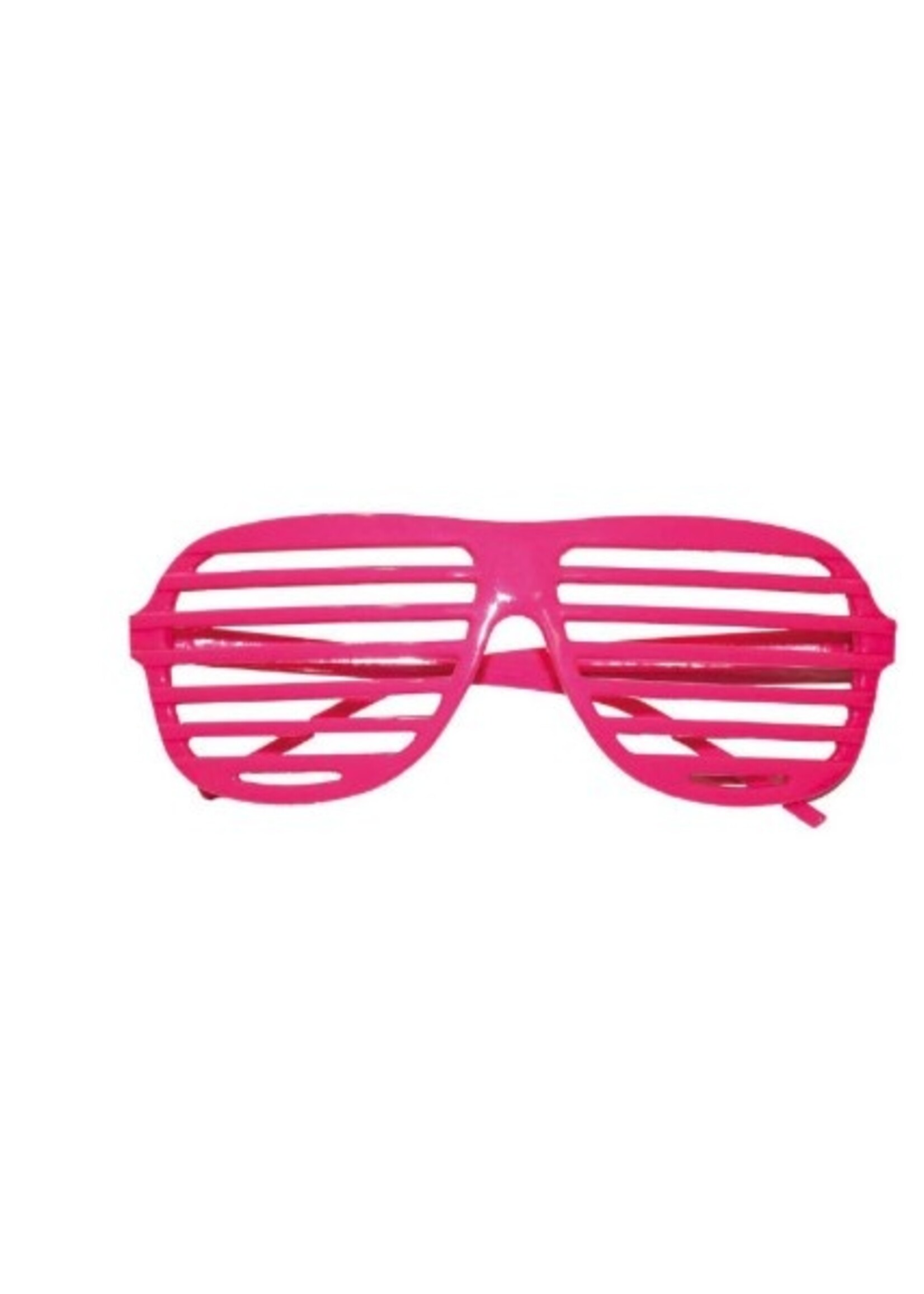Party Planet Bril Fluor Roze