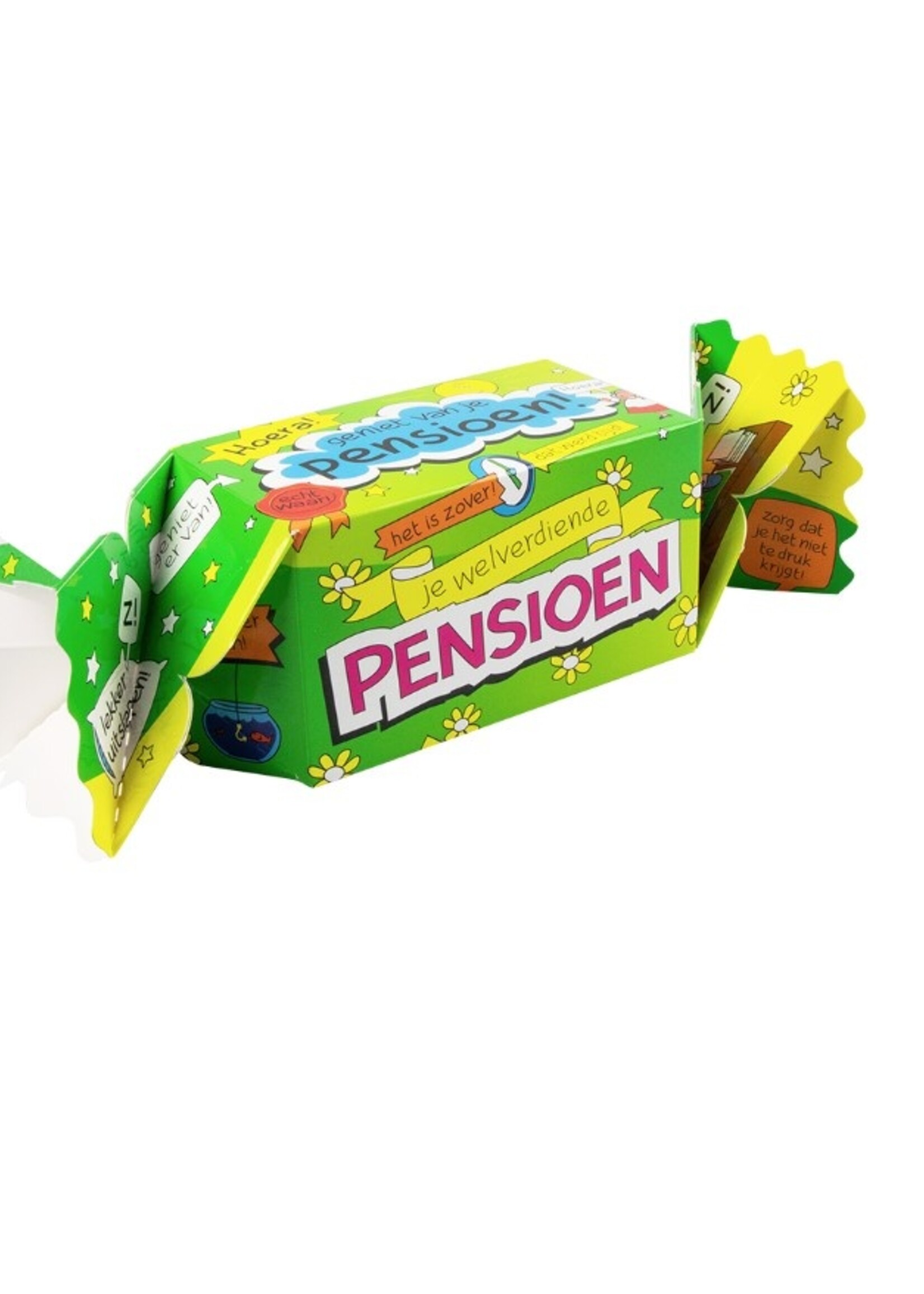 Party Planet Kado/Snoepverpakking Fun - Pensioen