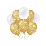 Party Planet Balloons Gold/white - 21