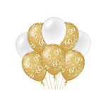 Party Planet Balloons Gold/white - 60