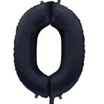 Party Planet Folieballon 34″ no. 0 satin mat black