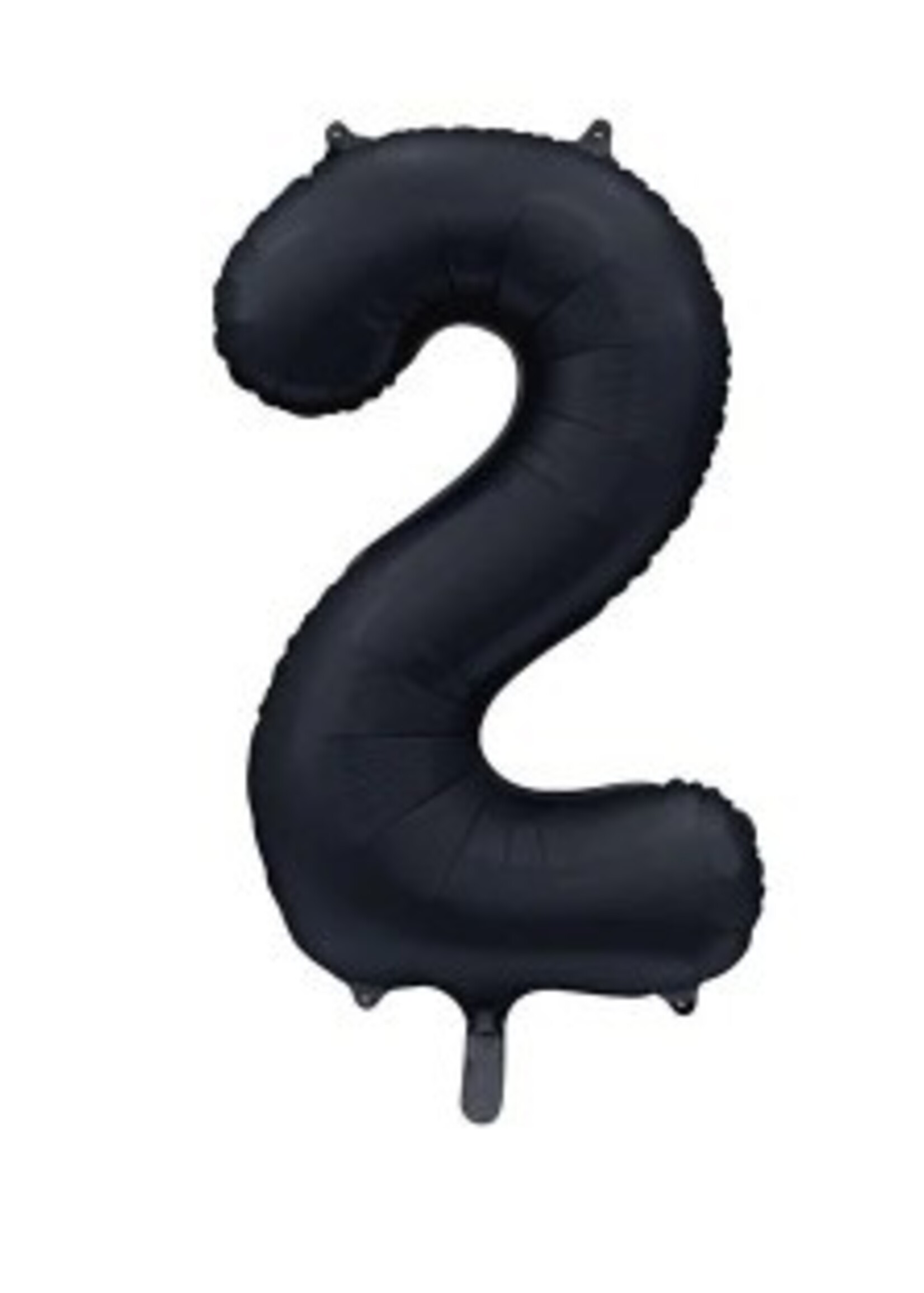 Party Planet Folieballon 34″ no.  2  satin mat black