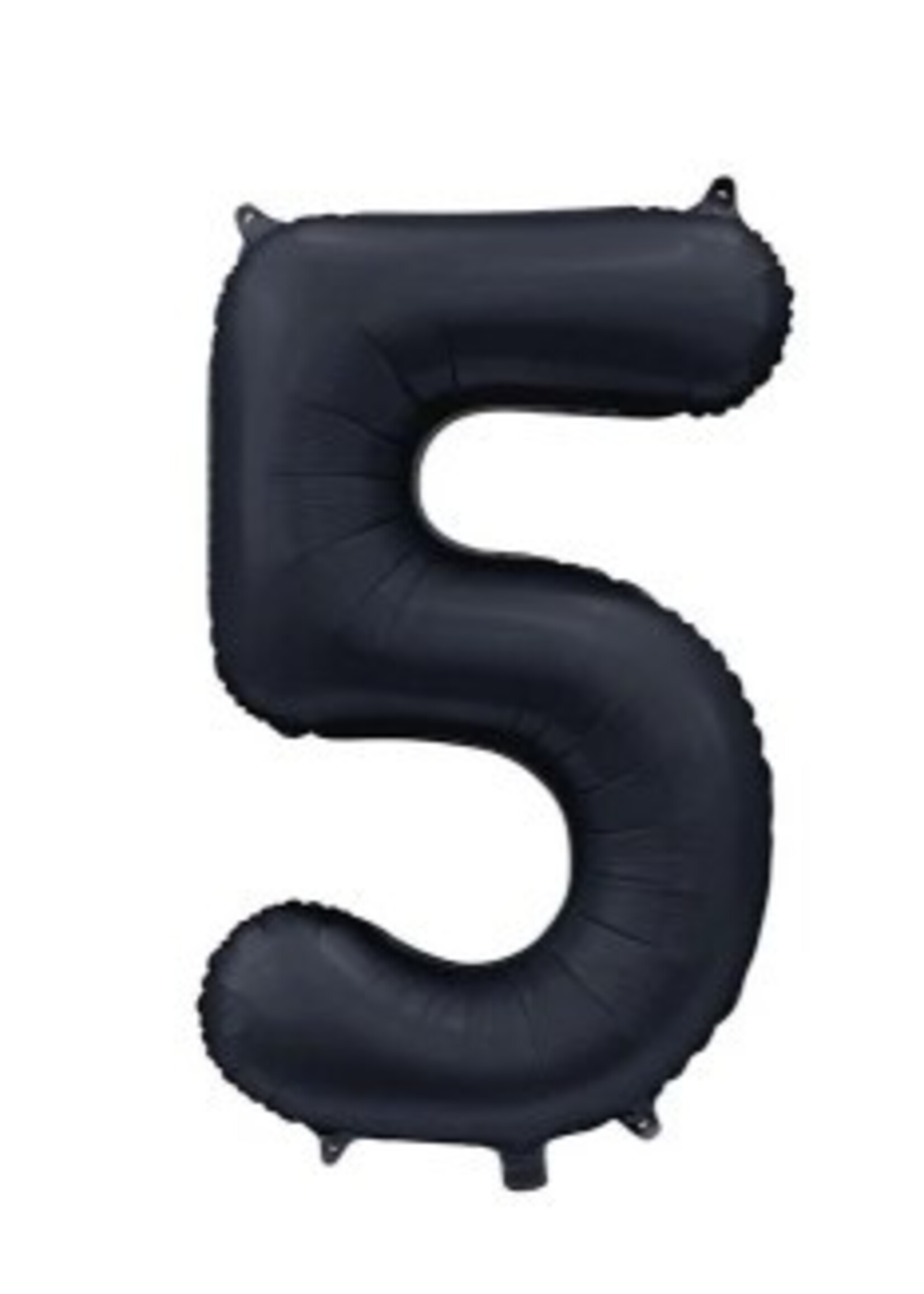 Party Planet Folieballon 34″ no.  5 satin mat black