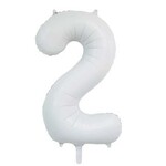 Party Planet Folieballon 34″ no. 2 satin white