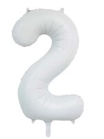 Party Planet Folieballon 34″ no. 2 satin white