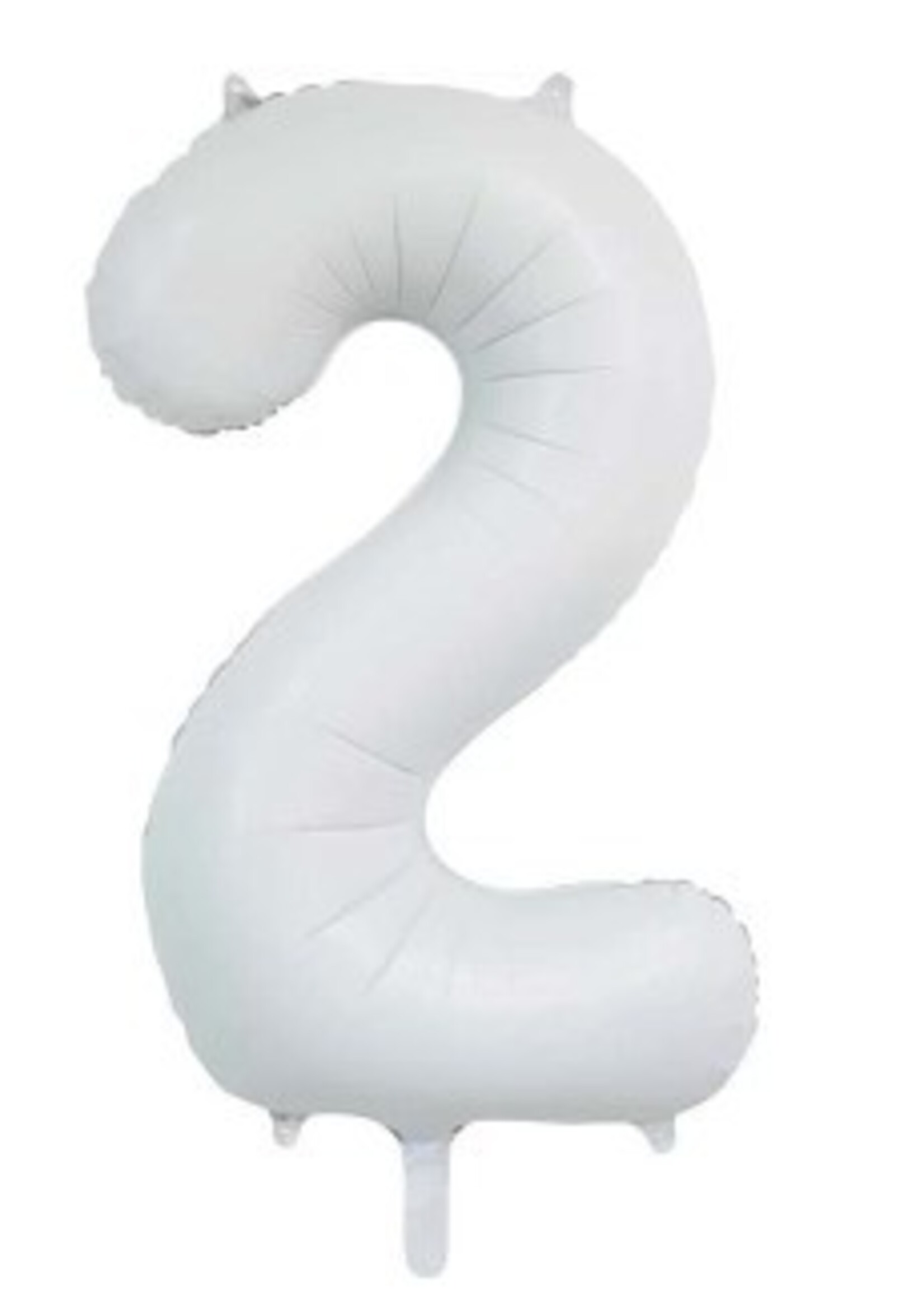 Party Planet Folieballon 34″ no. 2 satin white