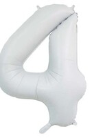 Party Planet Folieballon 34″ no. 4 satin white
