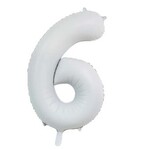 Party Planet Folieballon 34″ no. 6 satin white