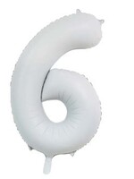 Party Planet Folieballon 34″ no. 6 satin white