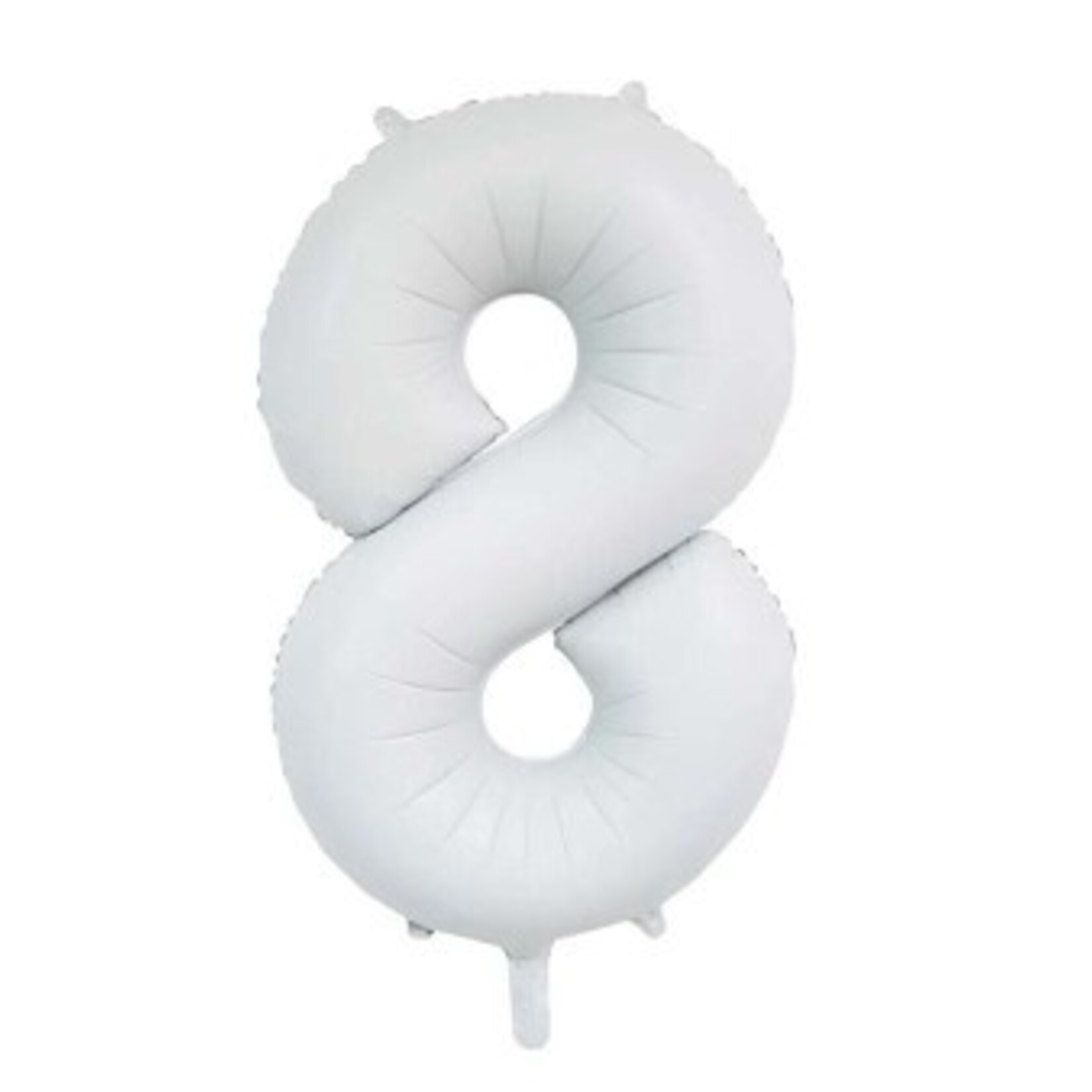 Party Planet Folieballon 34″ no. 8 satin white