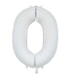 Party Planet Folieballon 34″ no. 0 satin white