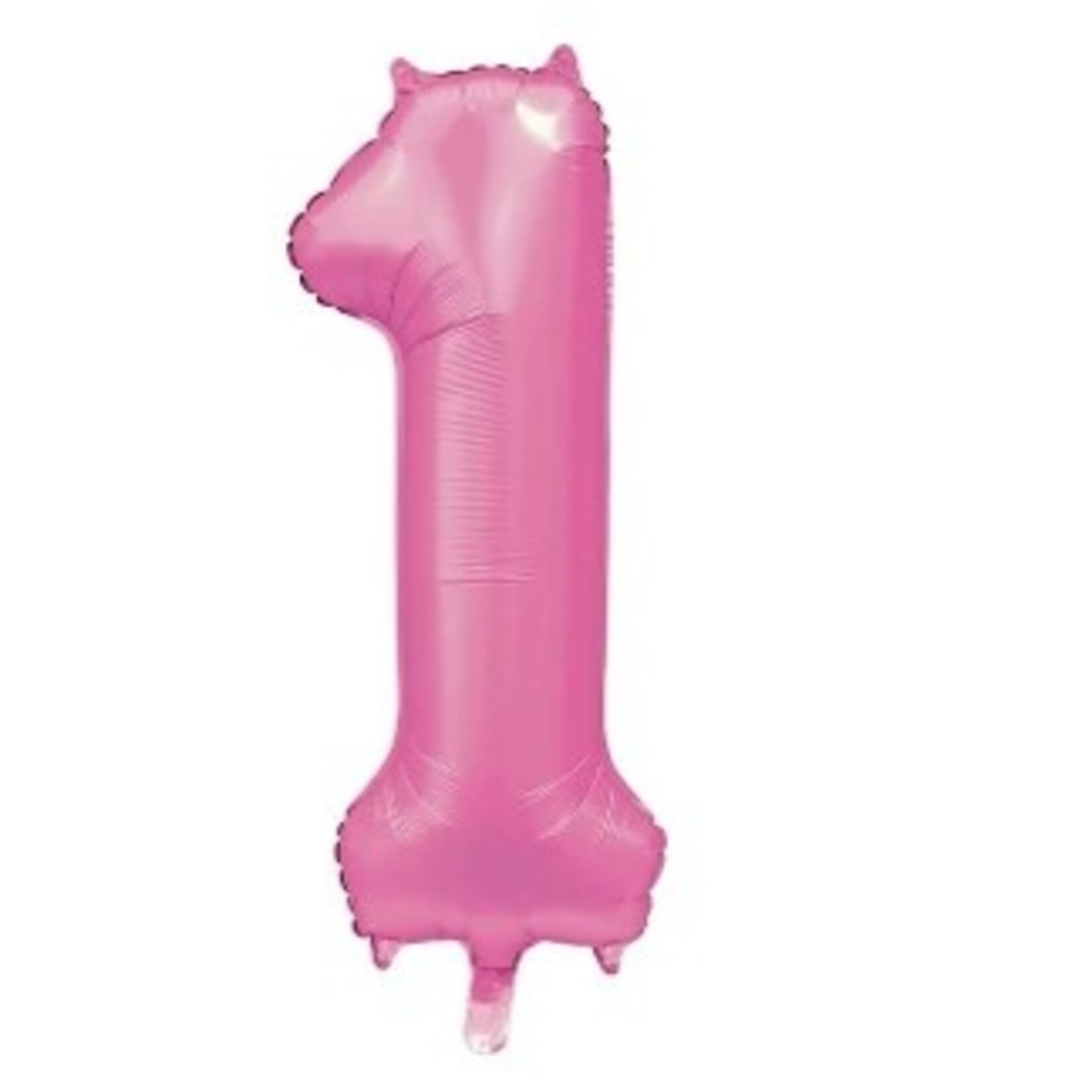 Party Planet Folieballon 34″ no. 1 satin pink