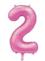 Party Planet Folieballon 34″ no. 2 satin pink