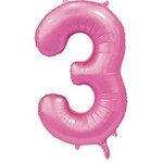 Party Planet Folieballon 34″ no. 3 satin pink
