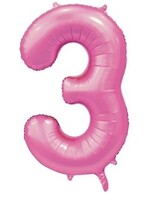 Party Planet Folieballon 34″ no. 3 satin pink