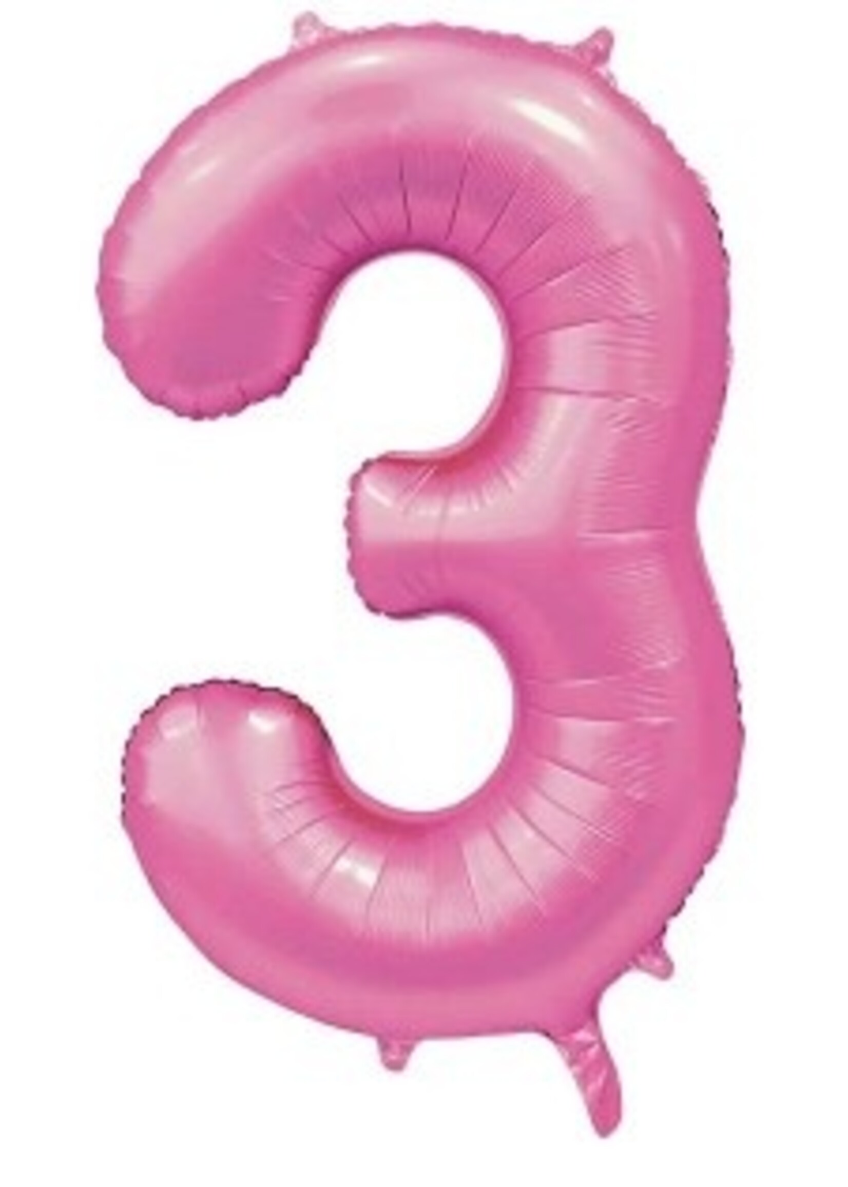 Party Planet Folieballon 34″ no. 3 satin pink