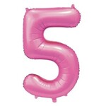 Party Planet Folieballon 34″ no. 5 satin pink