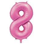 Party Planet Folieballon 34″ no. 8 satin pink