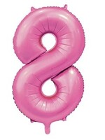 Party Planet Folieballon 34″ no. 8 satin pink