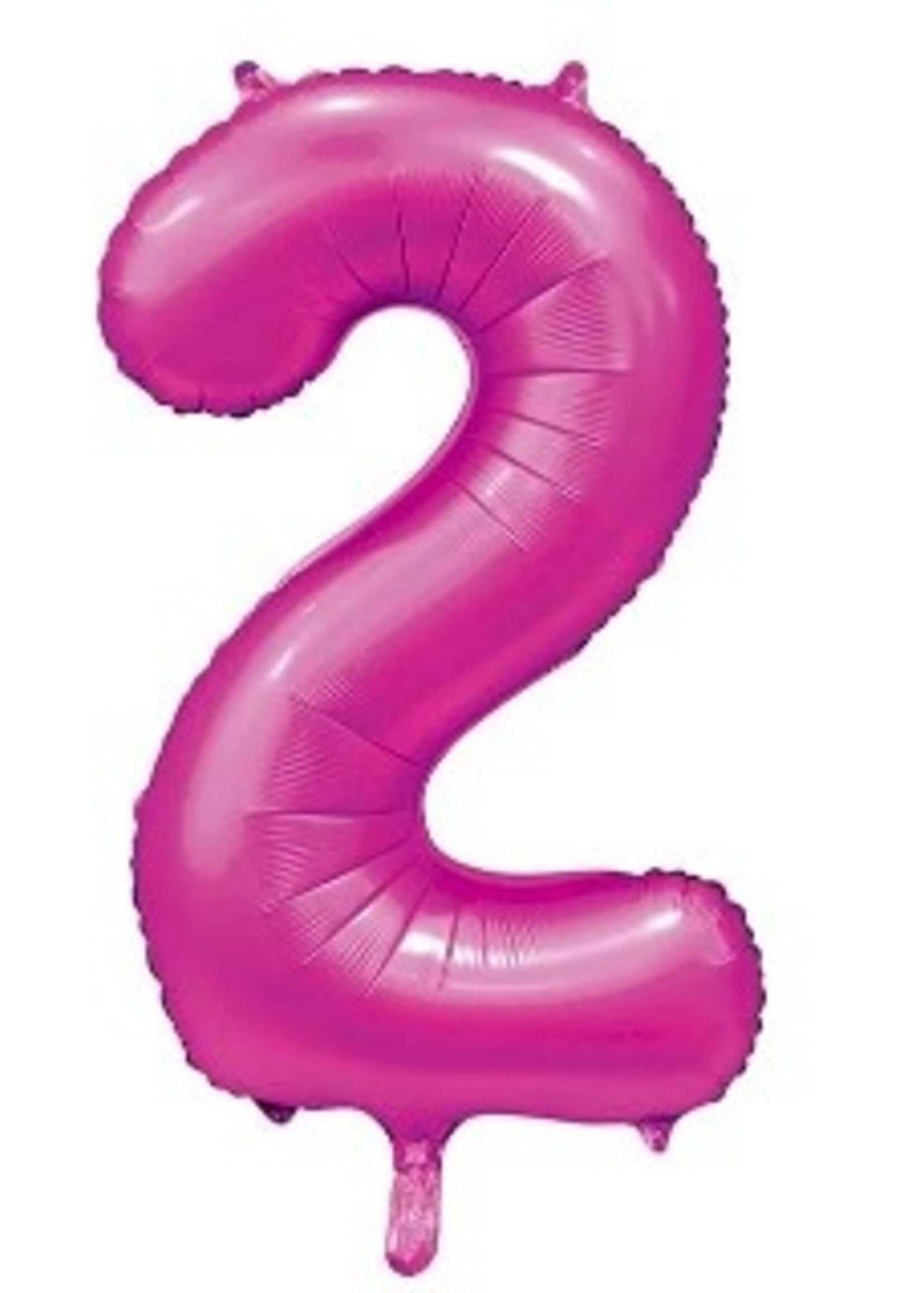 Party Planet Folieballon 34″ no. 2 satin hotpink