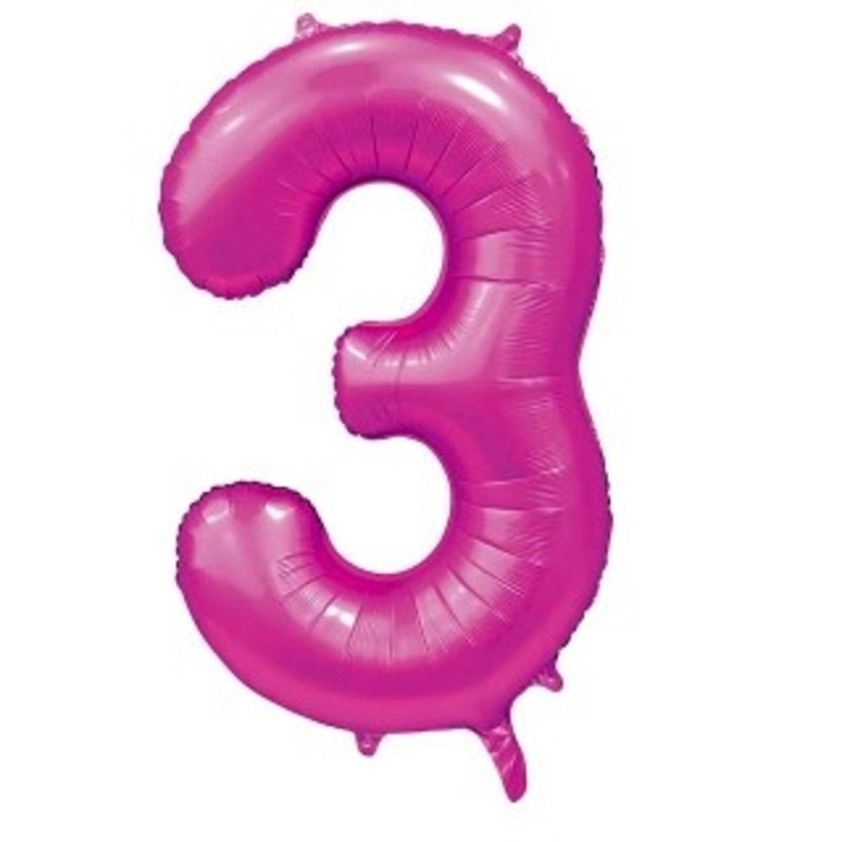 Party Planet Folieballon 34″ no. 3 satin hotpink