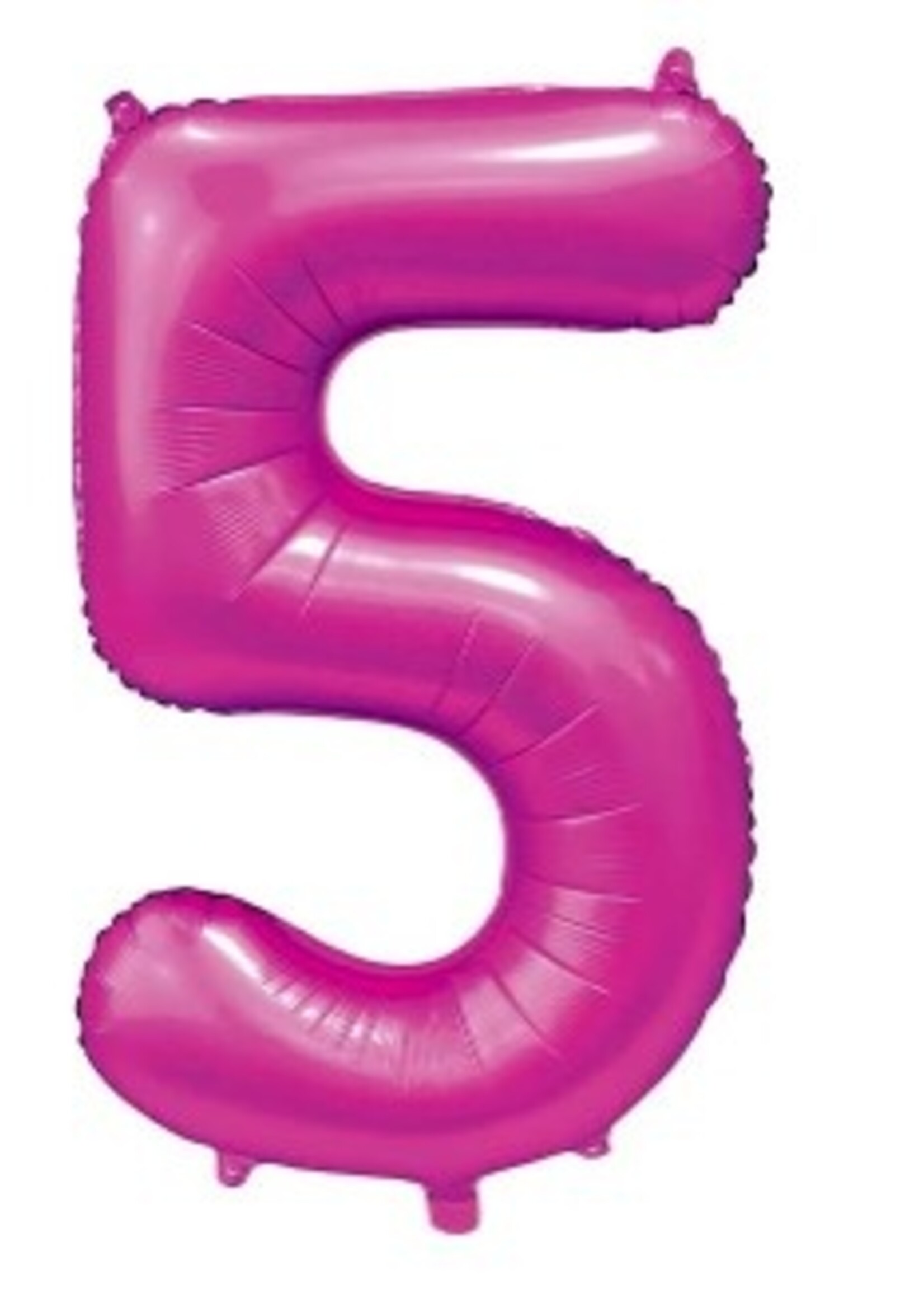 Party Planet Folieballon 34″ no. 5 satin hotpink
