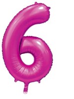 Party Planet Folieballon 34″ no. 6 satin hotpink