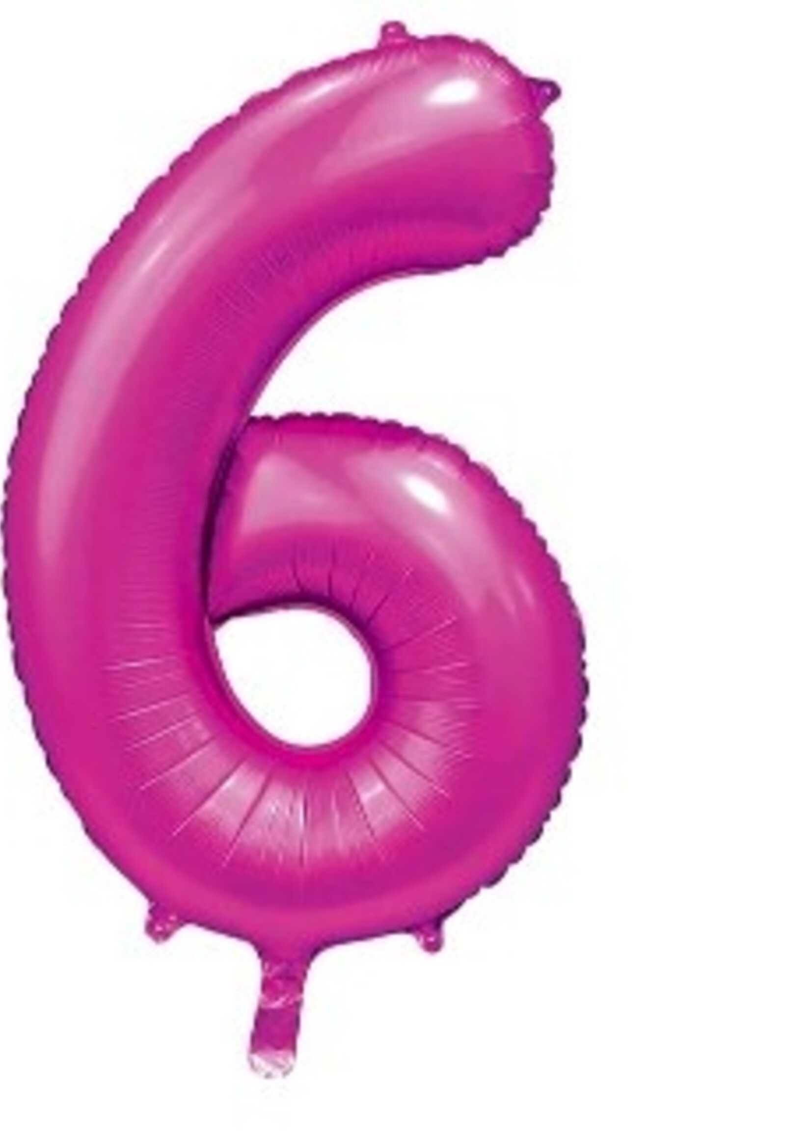 Party Planet Folieballon 34″ no. 6 satin hotpink