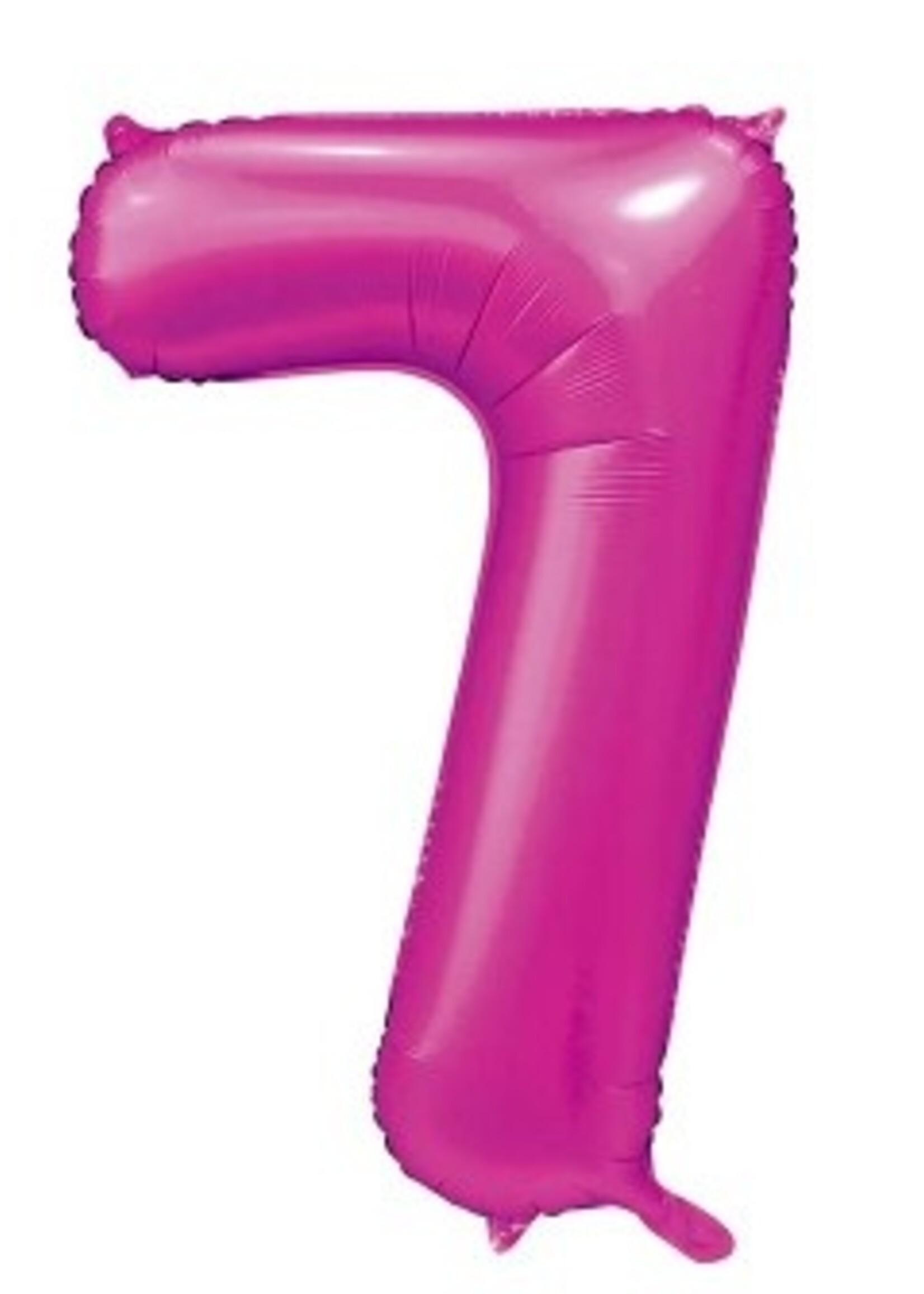 Party Planet Folieballon 34″ no. 7 satin hotpink