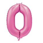 Party Planet Folieballon 34″ no. 0 satin pink