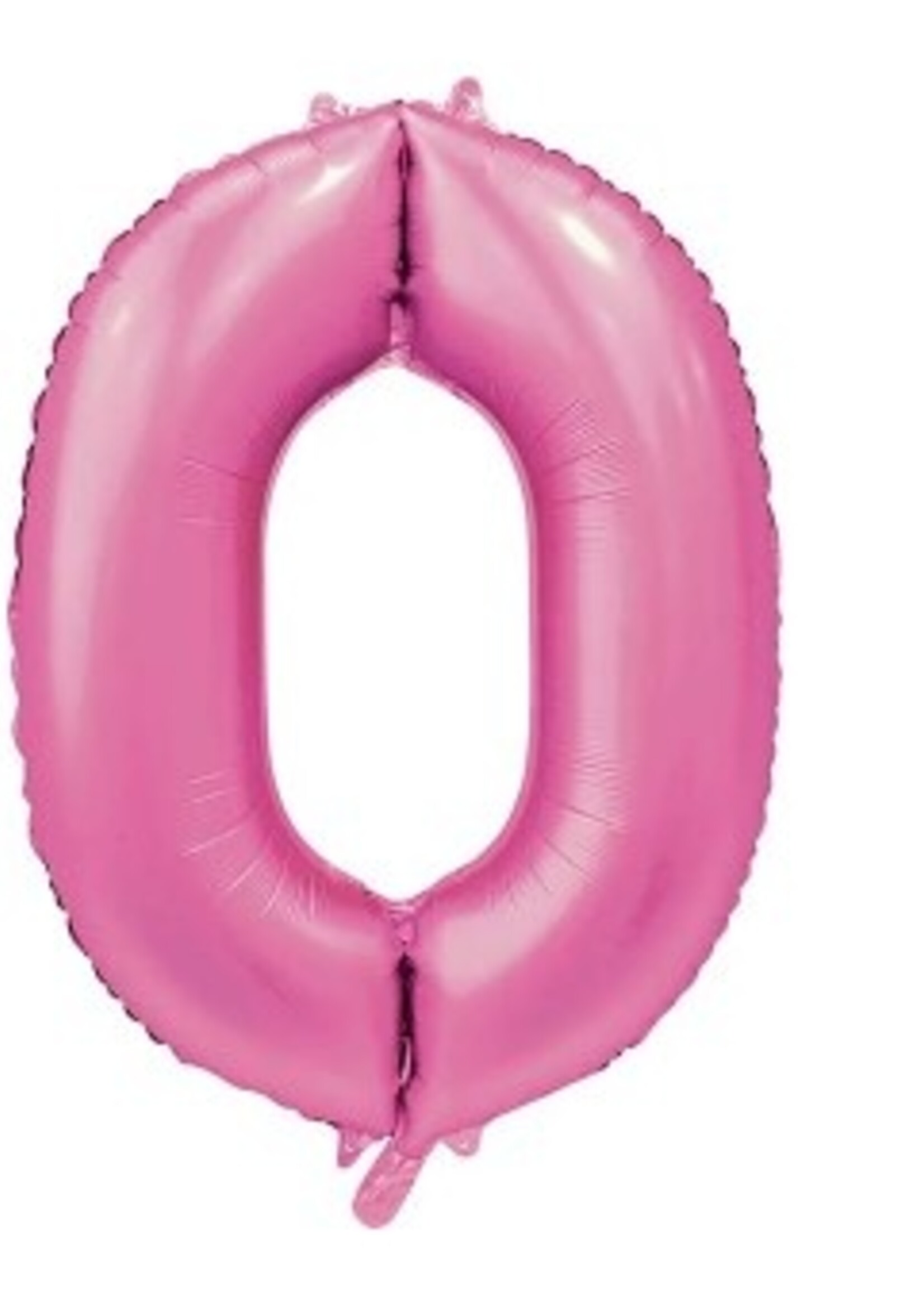 Party Planet Folieballon 34″ no. 0 satin pink