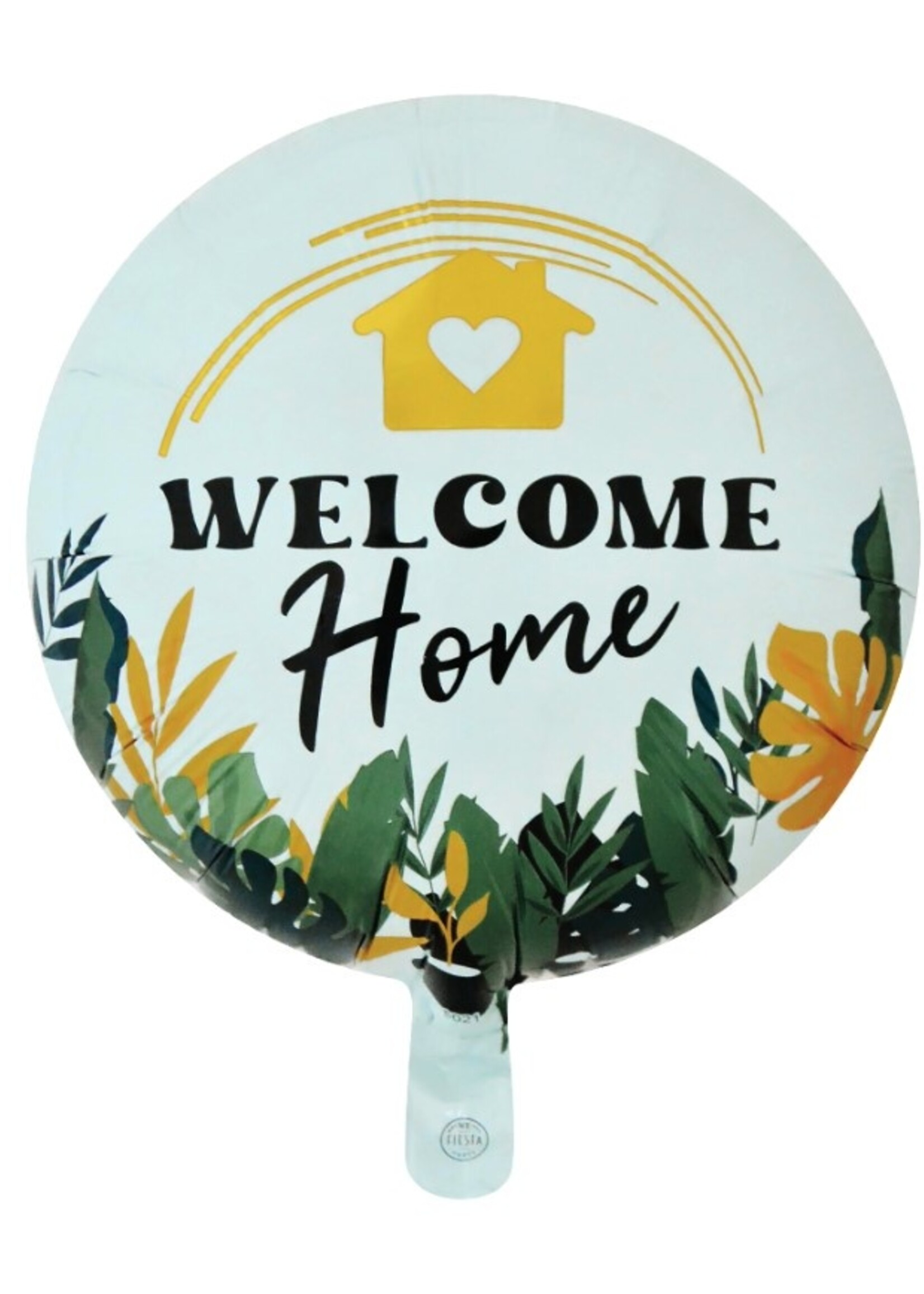 Party Planet Folieballon 18″ round – ‘Welcome Home’