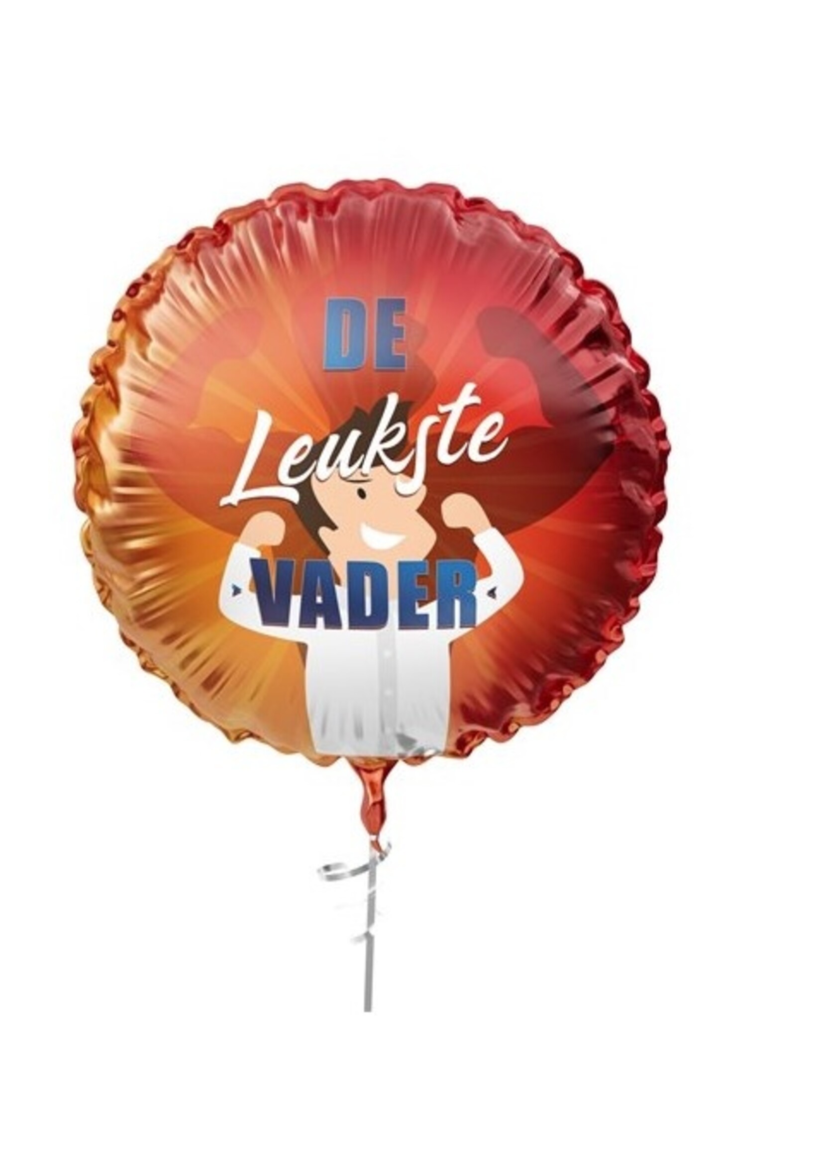 Party Planet Folieballon ’De leukste vader’ (Ø45cm)