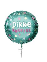 Party Planet Folieballon ’Dikke knuffel’ (Ø45cm)