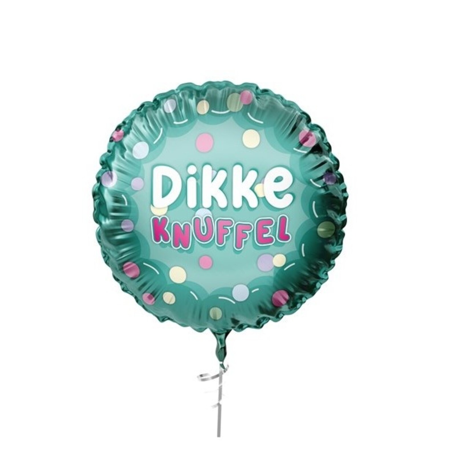 Party Planet Folieballon ’Dikke knuffel’ (Ø45cm)