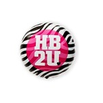 Party Planet Folieballon ’HB2U’ zebra (46cm)